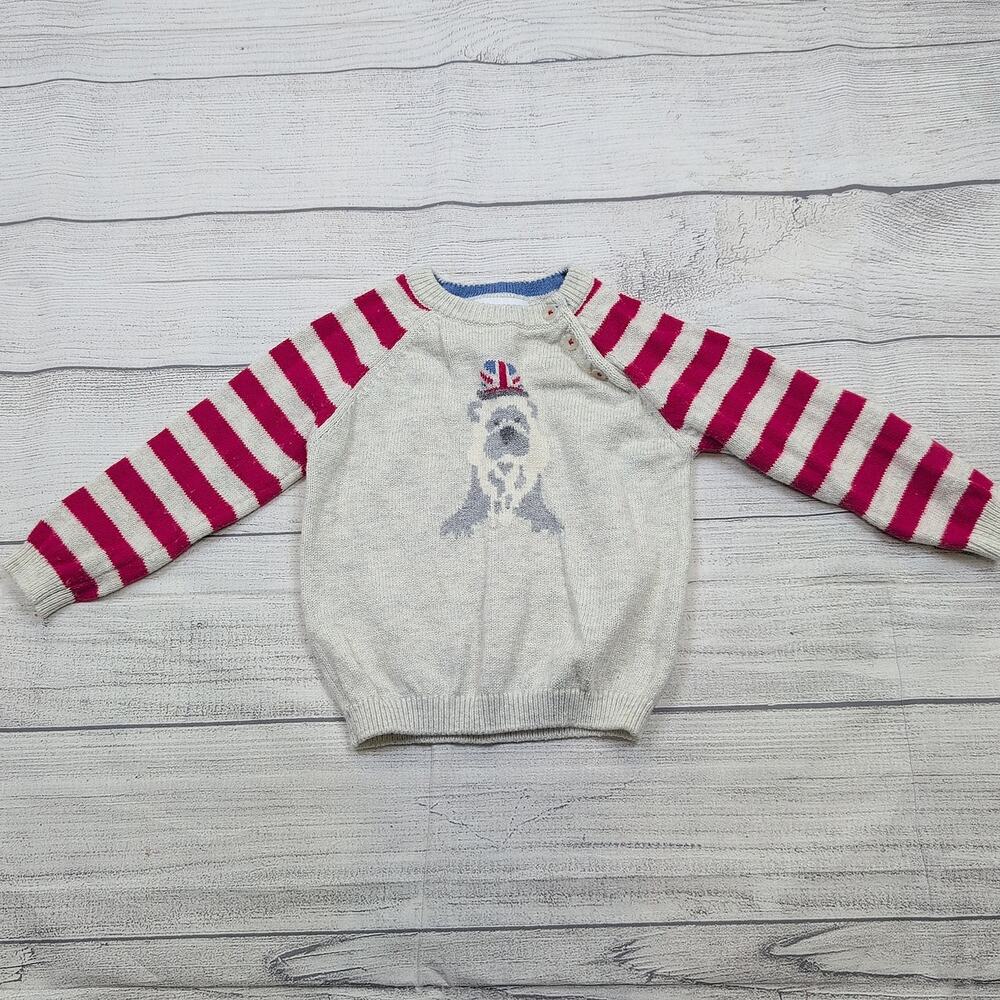 6/9m Little White Company London Dog Sweater